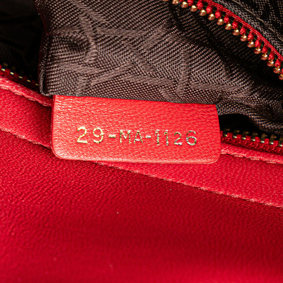 Auth Dior Small Lambskin Cannage Lucky #132042D29B - Picture 7 of 10